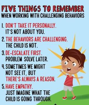 What is Challenging behaviour training and who teaches it