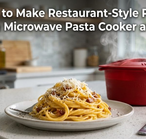 How to Make Restaurant-Style Pasta Using a Microwave Pasta Cooker at Home